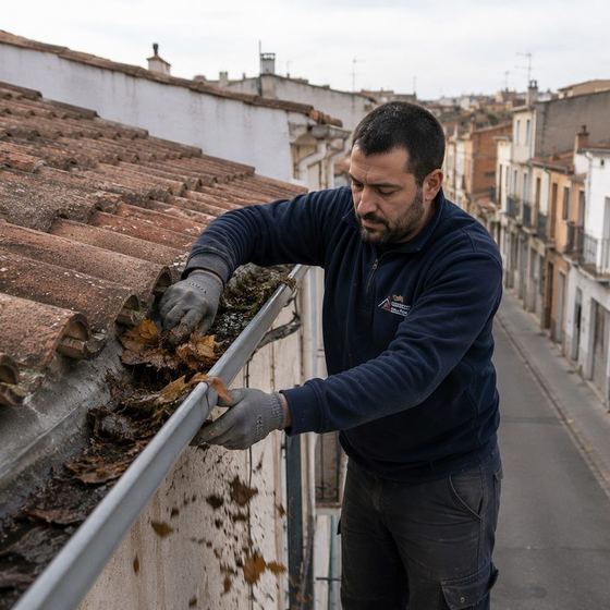 Instalación de canalones nuevos en Sabadell