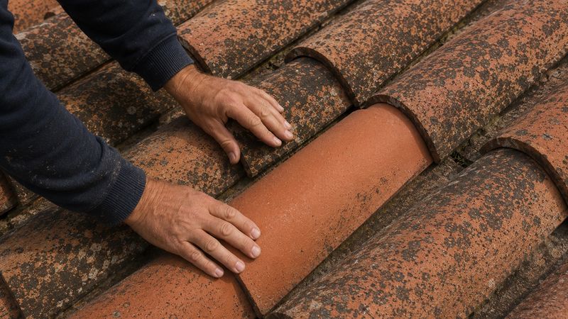 Reparación de tejado de casa antigua en Sabadell